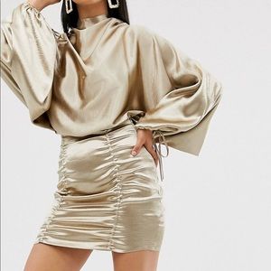 ASOS Tall Gold Dress